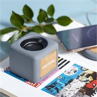 CASSA BLUETOOTH IN CEMENTO E SUGHERO